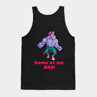 Come at me Bro Unicorny design Tank Top